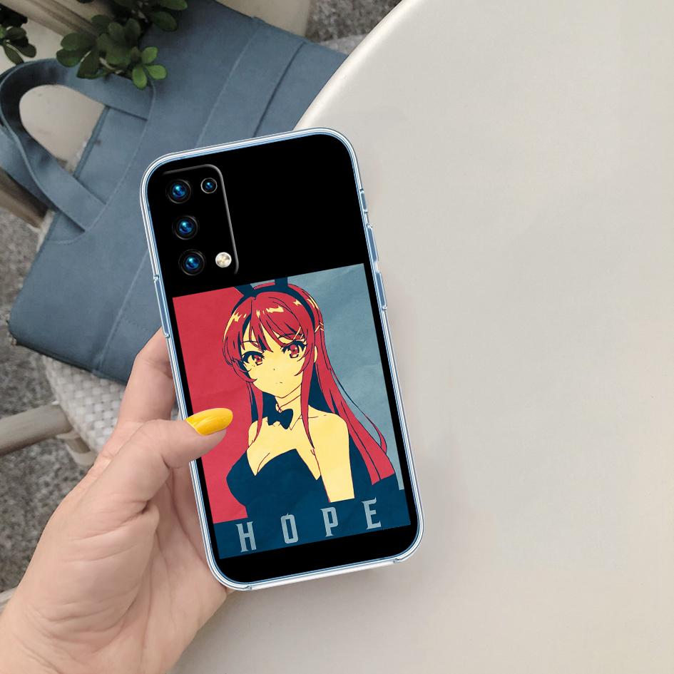 PP12 Милая Девочка с Кроликом Аниме Чехол для Телефона для Motorola Moto Edge 20 30 40 50 S30 Fusion Ultra Pro Neo Lite + G200 G23