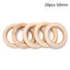 1Bag Natural Wood Circles Beads Wooden Ring Diy Jewelry Making Crafts Diy