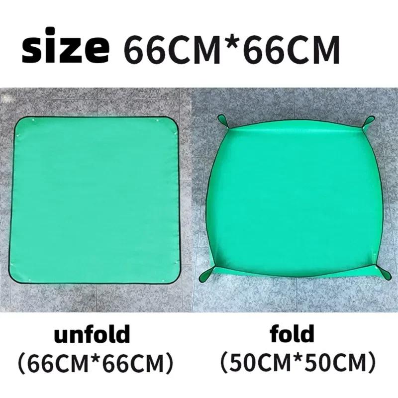 Waterproof Foldable Planting Mat Garden Mat Garden Potting Pad for Flowerpot Transplanting Mixing Soil Plant Pruning Garden Tool