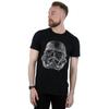 Star Wars Mens Stormtrooper Scribble Helmet T-Shirt