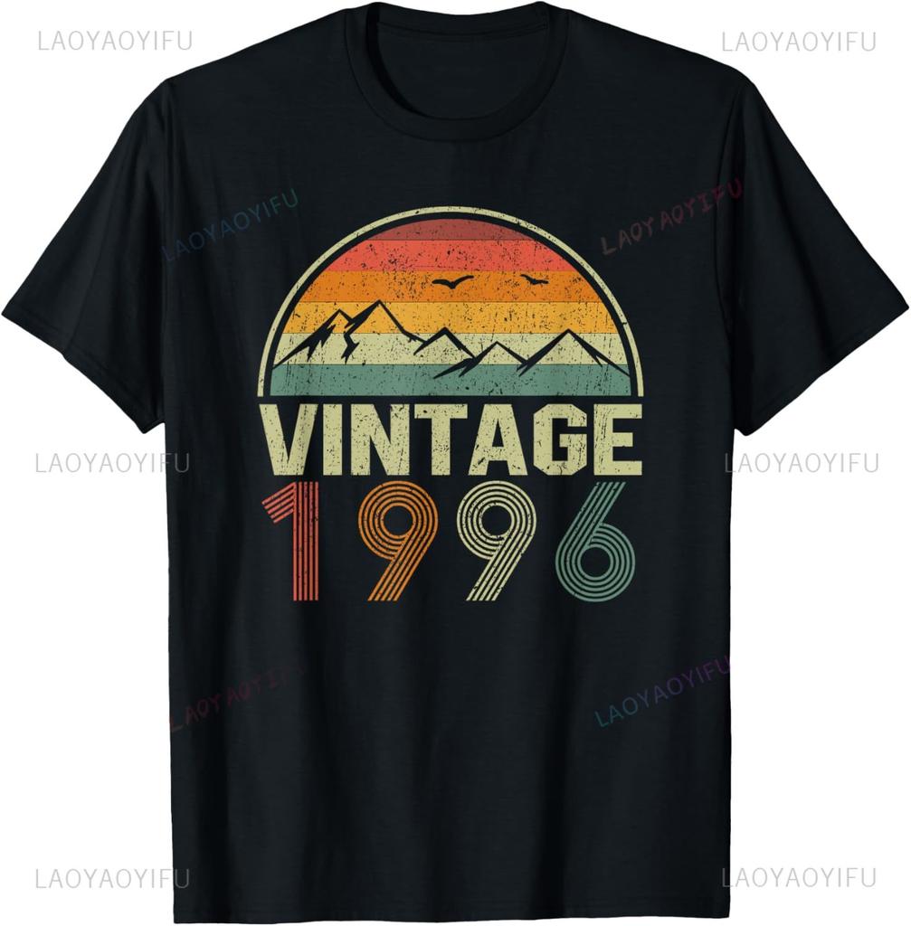 29 Year Old Gifts Vintage 1996 Limited Edition 29th Birthday TShirt Streetwear Clothing Customizable Summer Tops