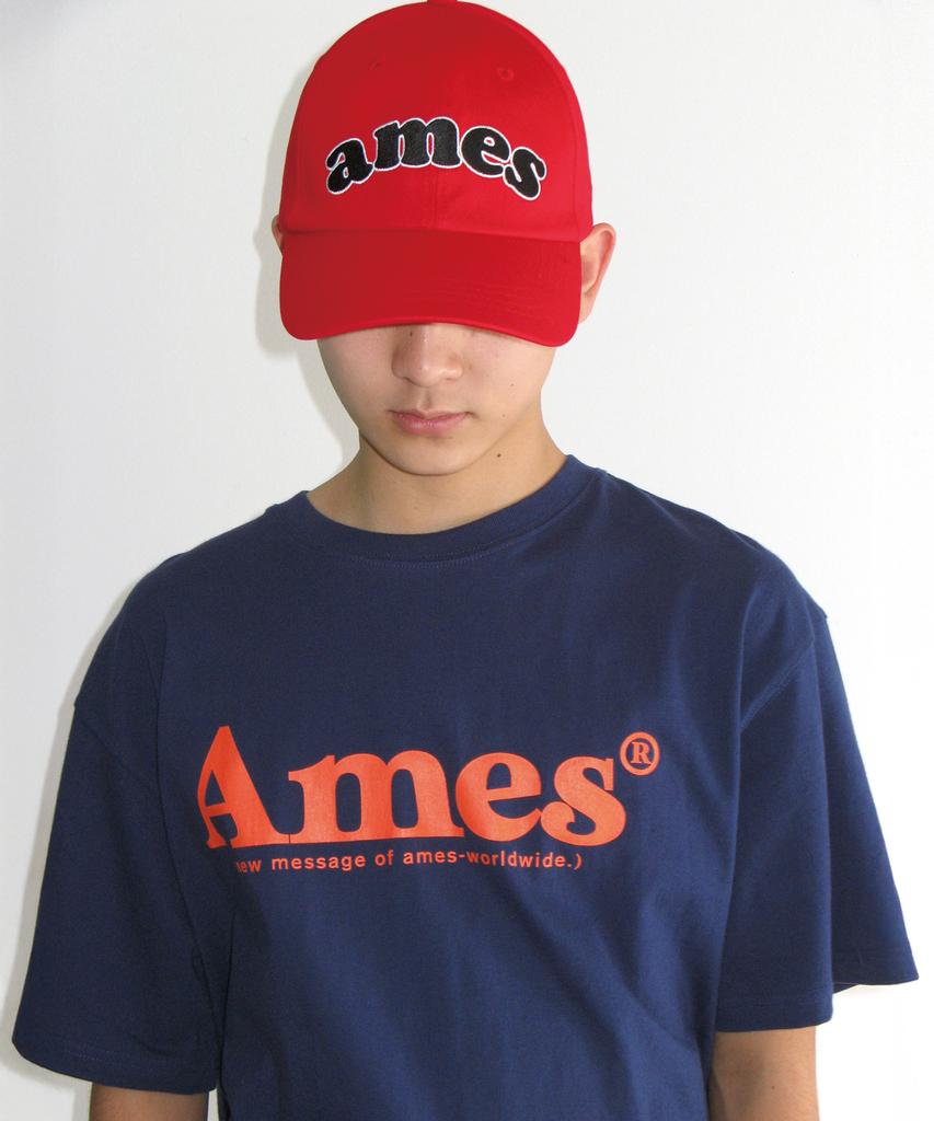 Кепка-бейсболка AMES-WORLDWIDE Ames Arch Красная