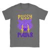 Casual T-Shirt Beach Pussy Power  Trendy Cool T-Shirts  Funny Cotton Tee Shirt for Men Aesthetic Printed Short Sleeve Top Tees