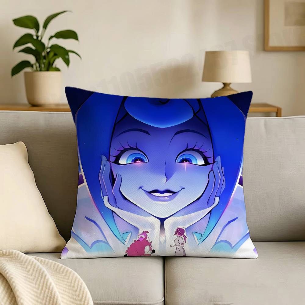 Cartoon KKnights of GGuinevere Cartoon Printing Pillowcase Customized Pillow Cover for Sofa Home Decor