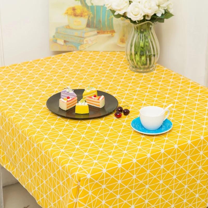 Маленькая скатерть из свежего хлопка и льна с принтом, прямоугольная пылезащитная скатерть для стола, обеденный стол, кофейный стол, декоративная скатерть