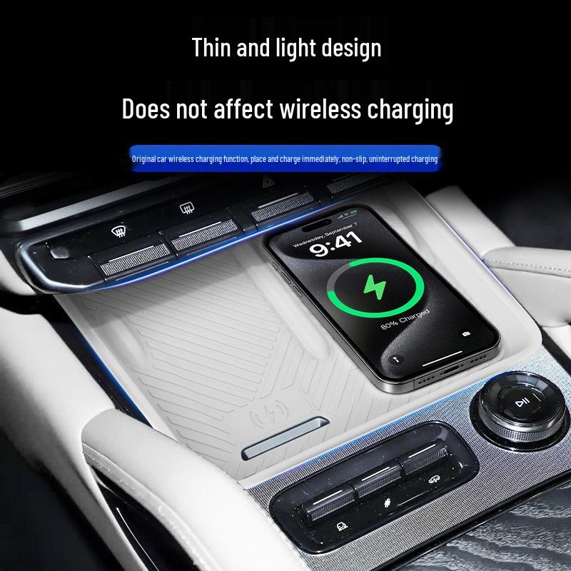 Zeekr 8X Silicone Pad for Wireless Charger Console - Car Interior Decoration Accessory