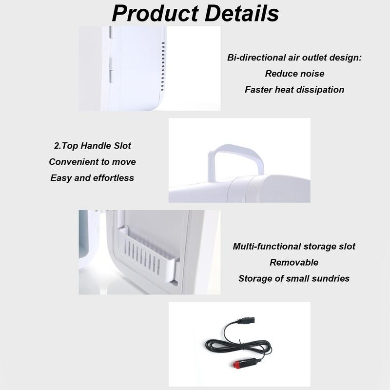 Автомобильный холодильник портативный охлаждающий и нагревающий мини-холодильник 12 В 8 л для домашнего использования, кемпинговый холодильник для кемпинга на открытом воздухе, путешествий