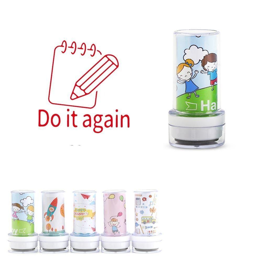 Toy Stamps Photosensitive Chapter Reward Seal Encouragement Teaching Stamp Commentary Stamp