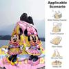 1pc Minnie Printing Blanket - Soft, All-Season Throw for Office Blanket, Car, Travel