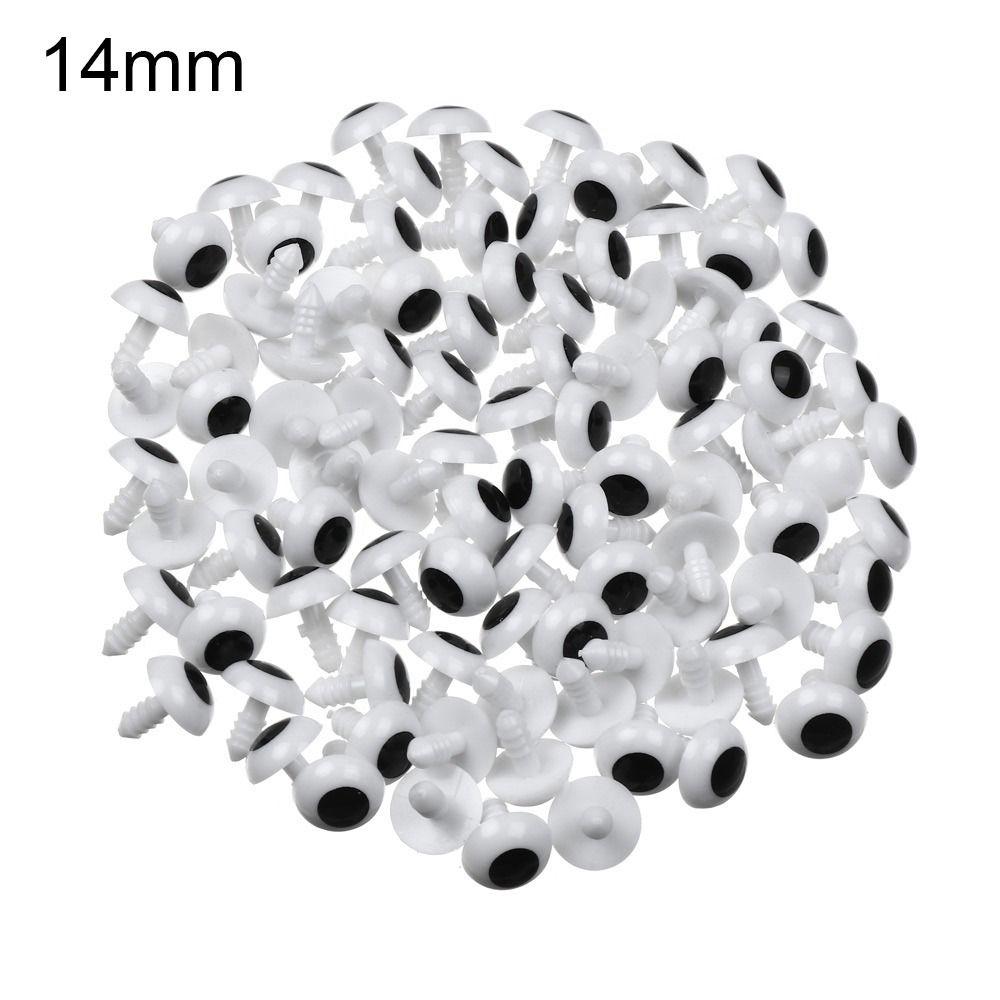 Plastic White&Black Stuffed Toys Parts Doll Eyes Craft Animal Puppet Accessories Safety Doll Eye