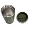 Double Layer Coffee Cup Leakproof Lid Travel Mug Portable Stainless Steel Mug  Hot Drinks