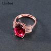 Классическое кольцо Lindon из медного сплава с цирконием, женские ювелирные изделия, свадебный подарок для вечеринки