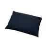 Pillow Pipe Hard Pipe Pillow Tall Hard Type Height Adjustable Checkered Pattern Pillow Cover Included 43 X (Navy Blue, 63)
