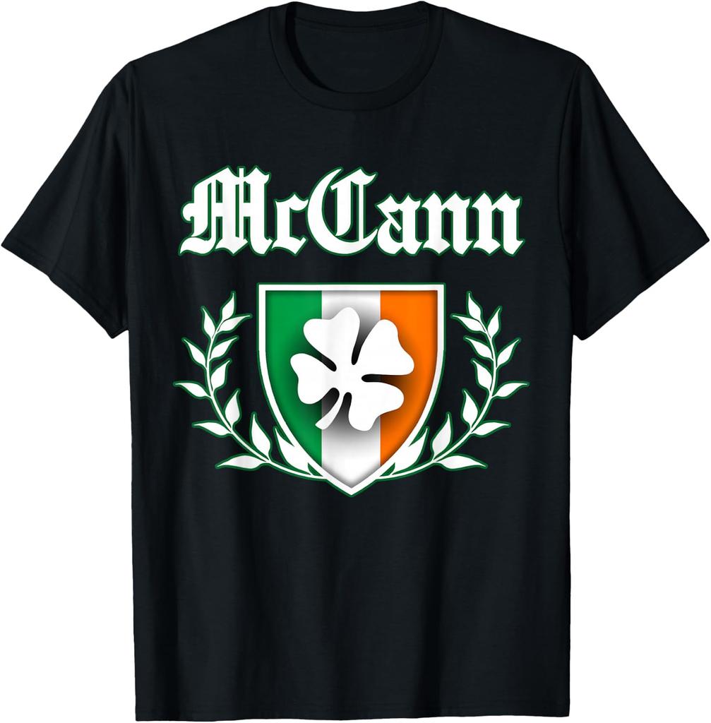 McCann Irish Shamrock Crest T-Shirt