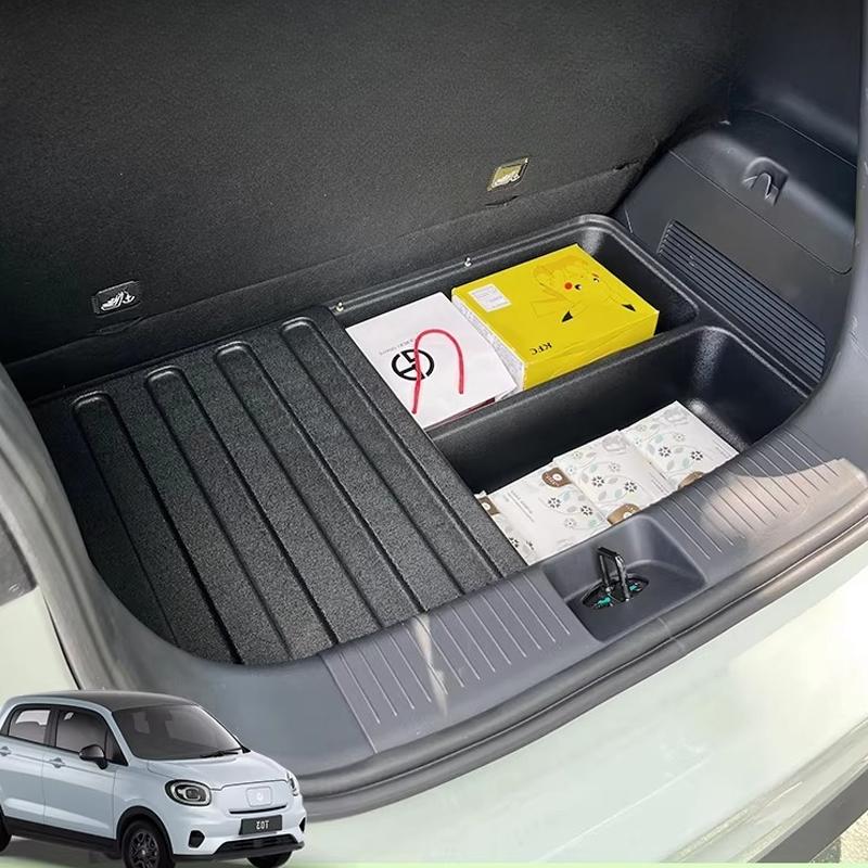 For Leapmotor T03 2024 Trunk Storage Box Trunk Cover Partition Stress-resistant Organizer Tray Car Interior Accessories S1