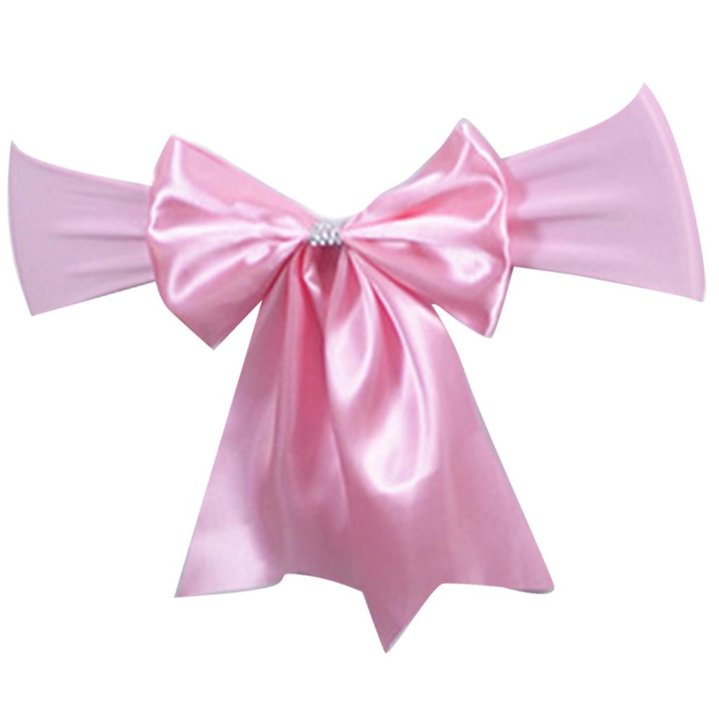 Полиэстеровый бант на стул, эластичная лента для стула, идеально подходит для свадебных украшений и праздничных мероприятий, мягкий и прочный материал