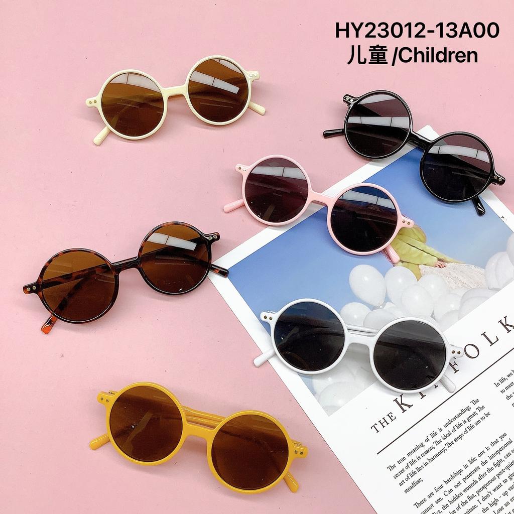 Классическая круглая оправа Rice Nails Детские солнцезащитные очки Солнцезащитный козырек Защита глаз Солнцезащитные очки для девочек Очки