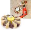 Sisal ing Wheel Manual Electric Drill Sisal Emery Cloth Polishing Wheel 6mm Shaft Mounted