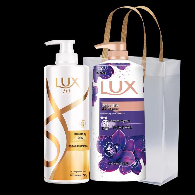 LUX Revitalizing Shampoo & Enchanting Lotus Shower Gel Combo Set