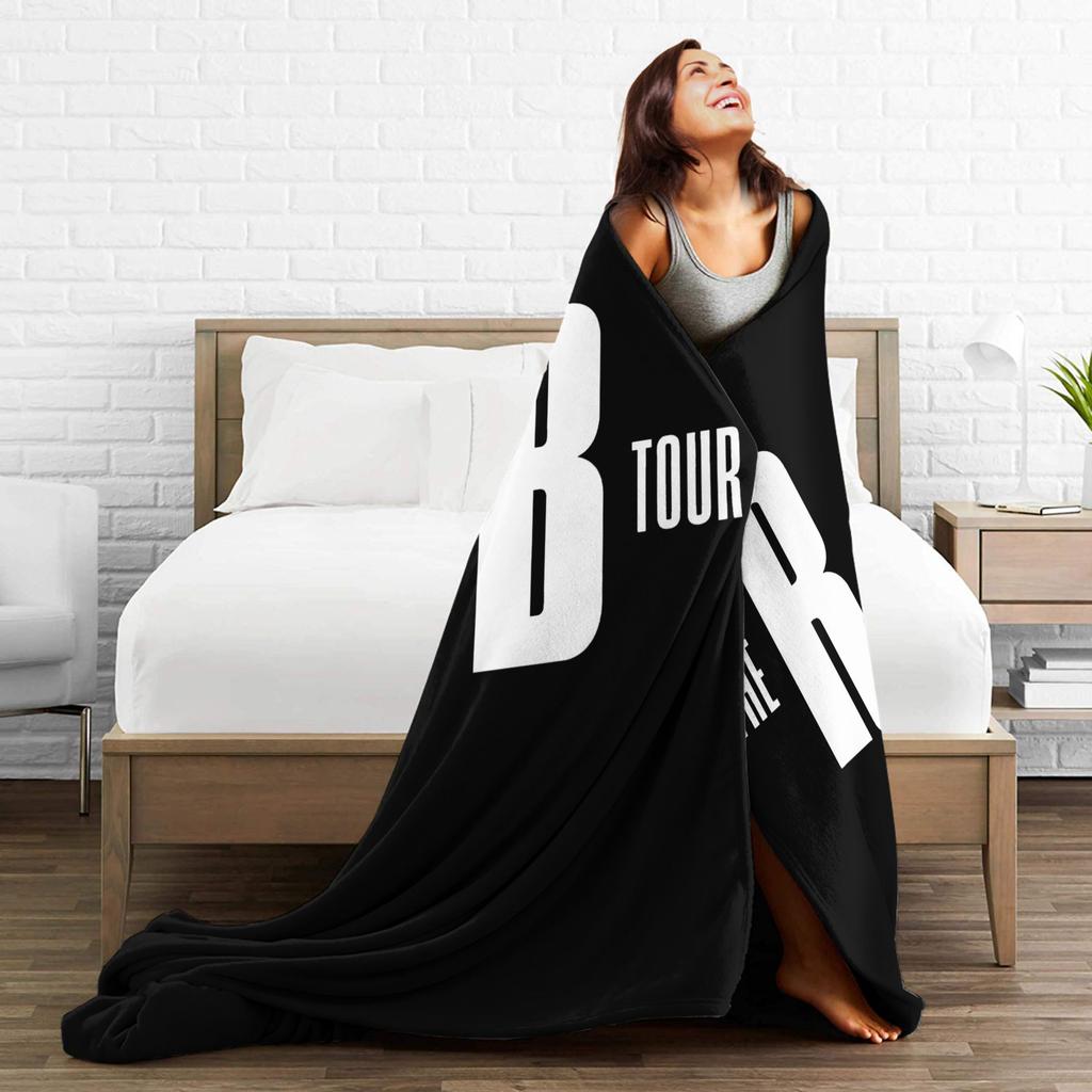 Крис Браун и Ашер The Rb Tour Теплое одеяло Раймонд и Браун Студенты Плюшевое покрывало Новинка Покрытие для дивана-кровати
