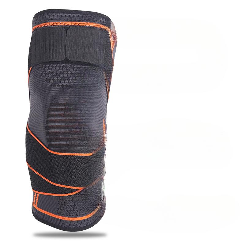 Спортивные бандажные наколенники для езды на велосипеде, баскетбола, фитнеса, бега, дышащие, нескользящие, нейлоновые, трикотажные, давящие наколенники для мужчин и женщин