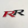 3D Metal RR Logo Car Front Grille Rear Trunk Emblem Badge Decals For Honda Civic Mugen Accord Crv City Hrv Sticker t65  Accessories