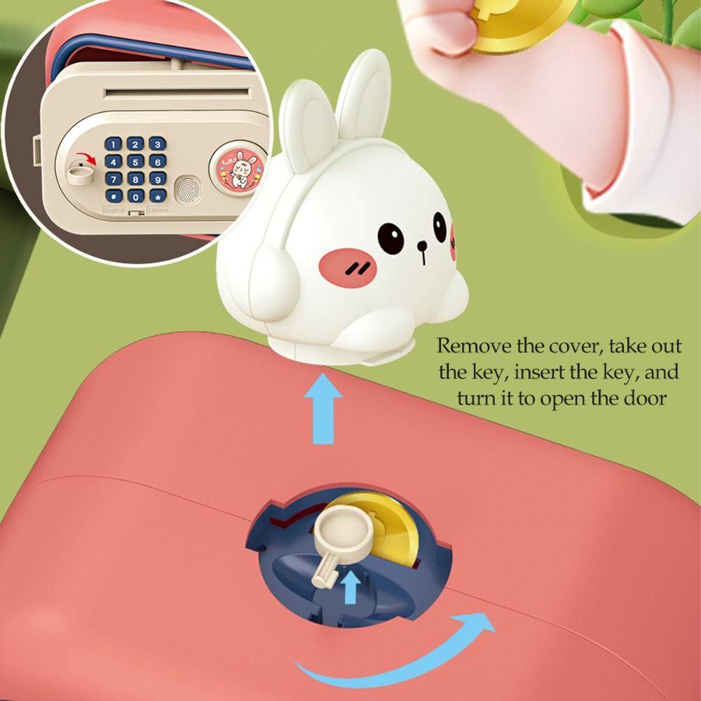 With Music Piggy Bank ATM Toys Gift Coins Cash Saving Bank High Quality Money Saving Box  Children