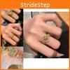 Elegant Butterfly Knot Ring For Women Stylish Open Adjustable Copper Fashion Jewelry