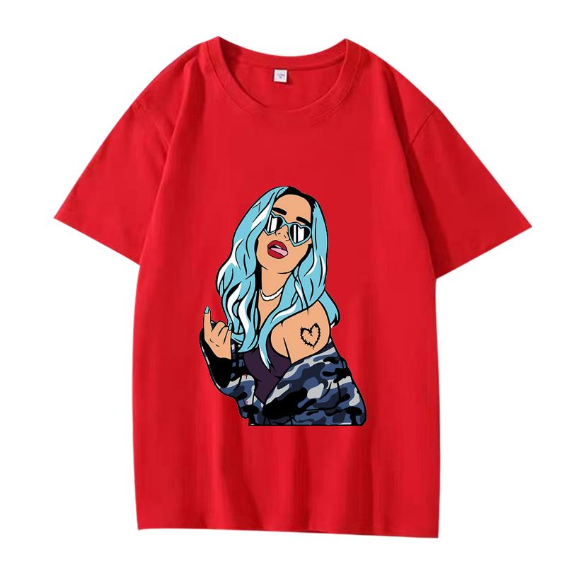 Футболки Karol G Essential Graphic T Shirts 2025 для мужчин и женщин, свободного кроя, 100% хлопок, модный уличный стиль, короткий рукав, летний принт, унисекс.