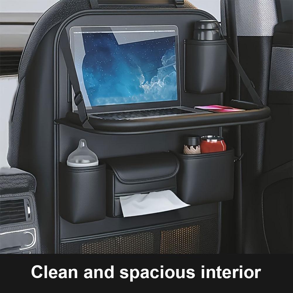 Folding Small Table Board Car Chair Back Storage Rack Seat Back Storage Bag For Car Back Storage Supplies For Car Essentials