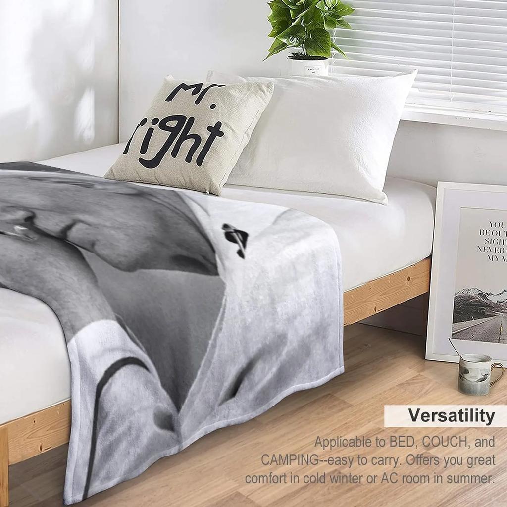 Плед с изображением Папы Иоанна Павла II Детский плед Флисовый плед