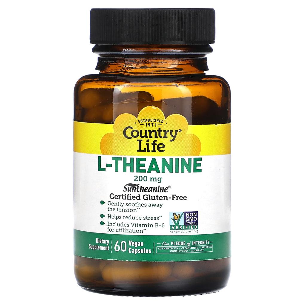 L-Theanine, 200Mg, 60 Veggie Caps