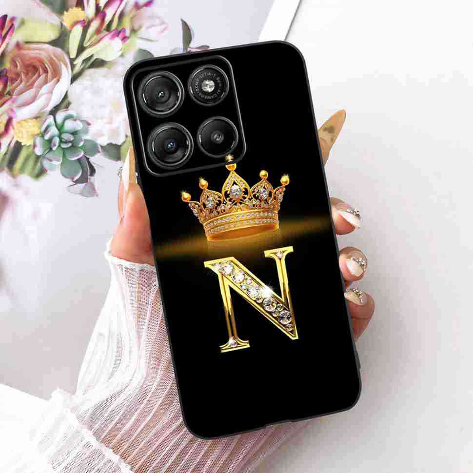Для Motorola Moto G67 Чехол-аккумулятор Пара 26 Букв Чехол Мягкий Силиконовый Чехлы для Телефона Для Moto G 67 G67 Power Бампер