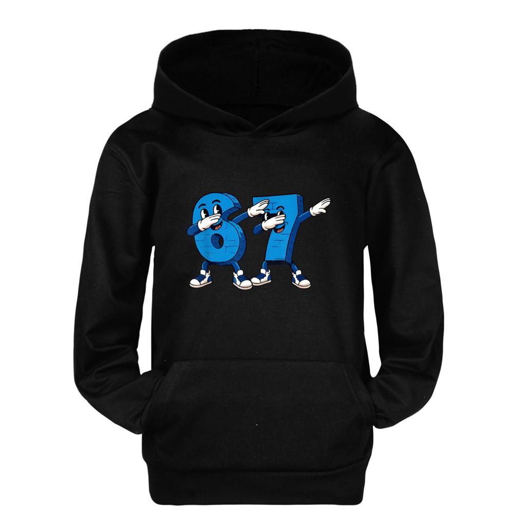 5226 Дети Мальчики Девочки Steal a Brainrot 67 Six Seven Printed Casual Long Sleeves Hoodies Top