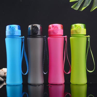 500 мл спортивные бутылки для воды BPA Free герметичный матовый пластиковый стакан для фитнеса на открытом воздухе спортзал питьевая посуда для путешествий на открытом воздухе стакан для сока