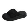 Thick Soled One-piece Slippers for Women, Summer Outerwear, French Style Sandals, Beach Sandals