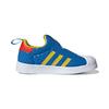LEGO x adidas Superstar 360 J Ярко-синие детские кроссовки Обувь-Белый Eqt-Желтый H02730