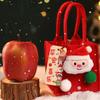 Santa Mini Felt Candy Bag Cartoon Xmas Snacks Handbag Cookies Storage Bag  Kids/Children