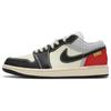 Air Jordan 1 Амортизация Нескользящая Износостойкая Низкие Винтажные Баскетбольные Кроссовки Мужские Красные HQ3437-101(Команда24-союз)