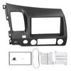 2Din Stereo Radio Fascia DVD Audio Navigation Panel Frame for Honda Civic 20062011 LHD