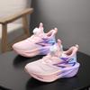 Kids Running Shoes Boys Girls Breathable Mesh Sneakers With Rotating Buckle Fall Athletic Footwear