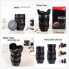 Stainless Steel Creative SLR Lens Cup: Unisex Personality Cup for Students, Coffee Drinkers, Office, and Internet Celebrities