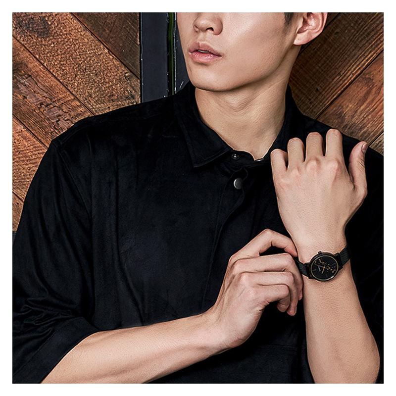 Casio STANDARD series 50 meters waterproof quartz movement metal strap Japanese and Korean watch men's watch black dial MTP-C100BM-1AUPFJD
