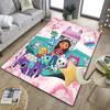 Красочный коврик для офиса, коврик под стул, игровой ковер "Кукольный домик colorful friends", подходит для прихожей, спальни, гостиной, рабочего стола, праздничный подарок