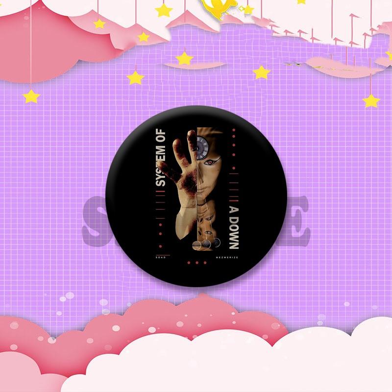 Retro Rock Band Coin Badges Music Album Punk Brooch Fan Collection Jewelry Gifts Clothing Bag Decor Accessories Lapel Pins Gifts