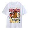 Japanese Style One Night In Osaka Print T Shirt Unisex Unisex Vintage Style Tshirt 100 Cotton Oversized Casual Tshirts Streetwear