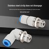 High-Speed Rotary Joint Elbow Pneumatic Hose Quick Connect KPL6-M5 KSH8 Series