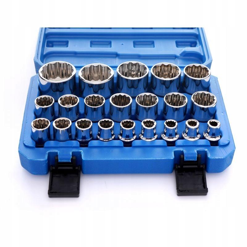 Kraft&Dele 12-Point Socket Set 21 Pieces