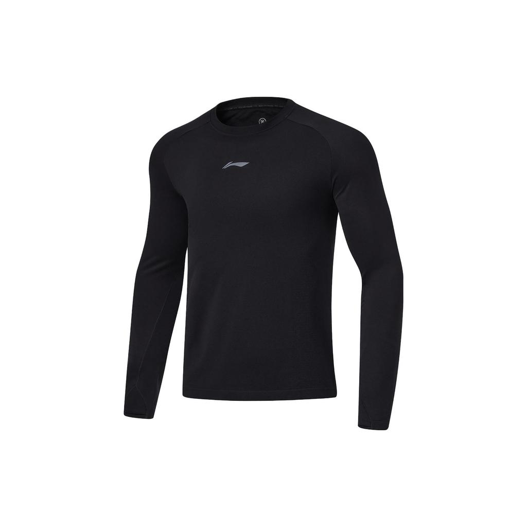 Мужская футболка с длинным рукавом Li Ning Черная ATLU007-1