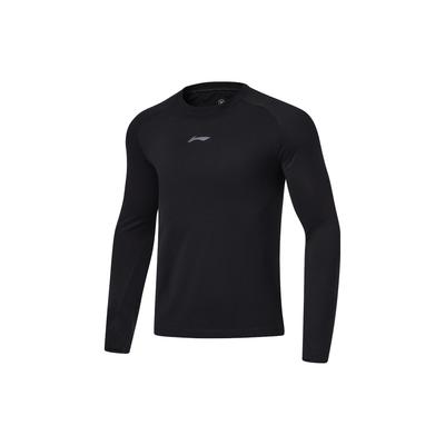 Мужская футболка с длинным рукавом Li Ning Черная ATLU007-1